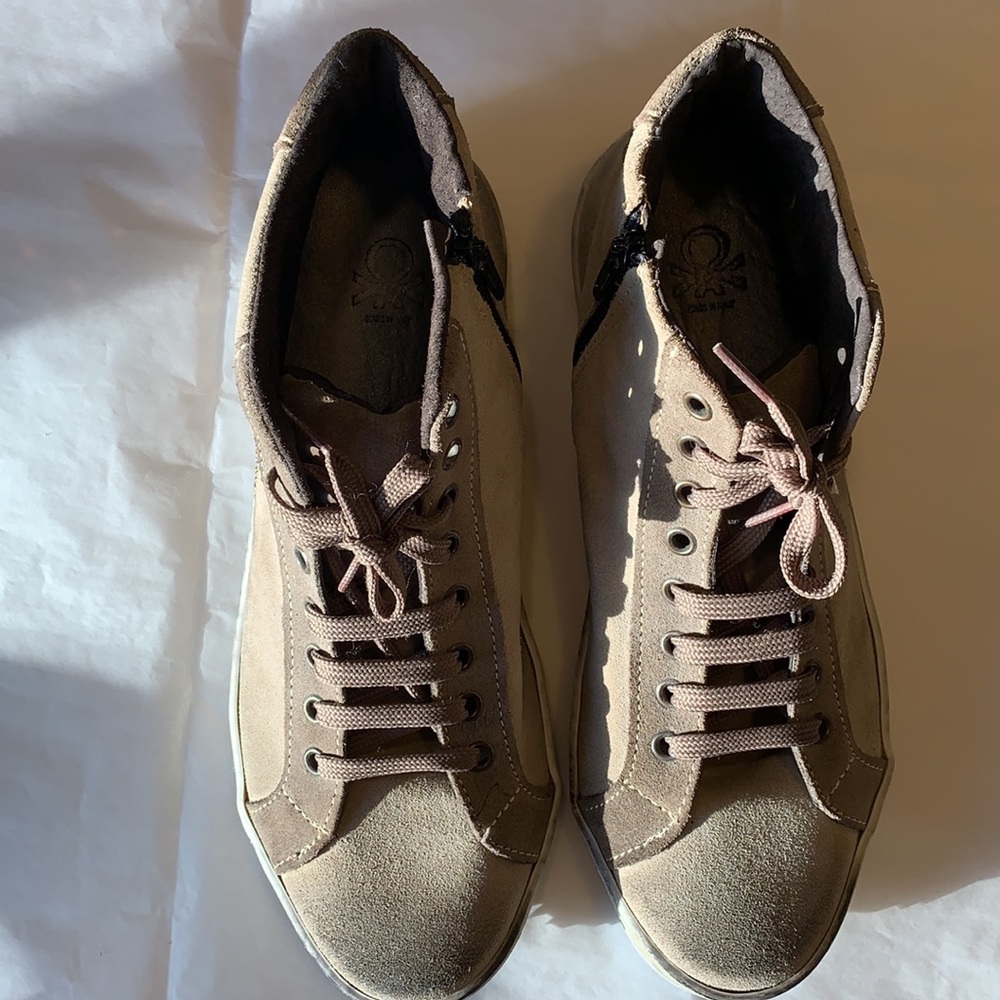 Distressed Jeweled Italian Sneakers *Brand New* *Never Worn* - Picture 2 of 9